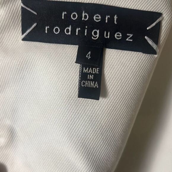 Robert Rodriguez Geometric Piping Sheath‎ Dress Size 4 - Picture 6 of 8